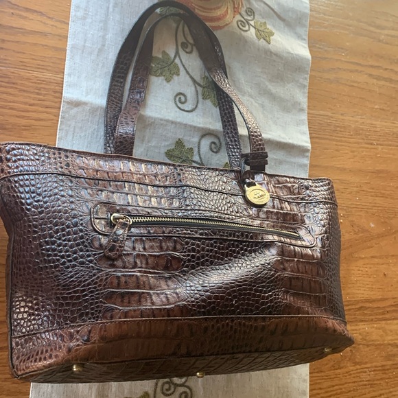 Vintage Brahmin Leather Tote - Picture 2 of 7